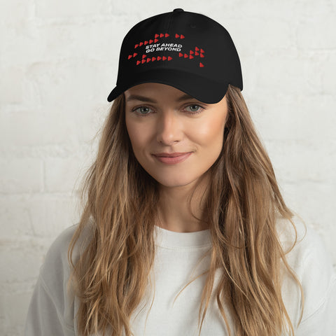 Cap Stay Ahead Go Beyond black/red
