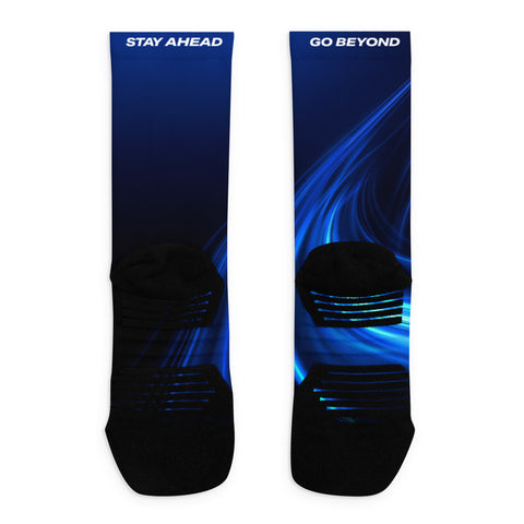 Socks blue print