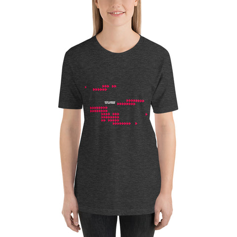 T-shirt Stay Ahead Go Beyond dark grey
