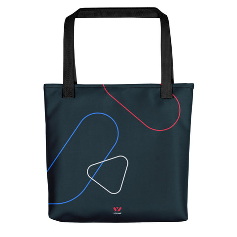 Tote bag Youwe shape lines