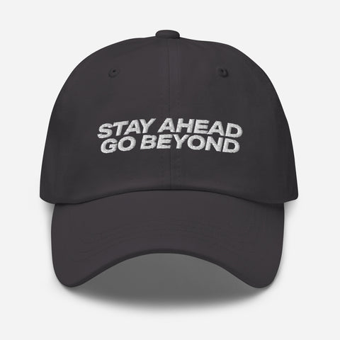 Cap Stay Ahead Go Beyond grey